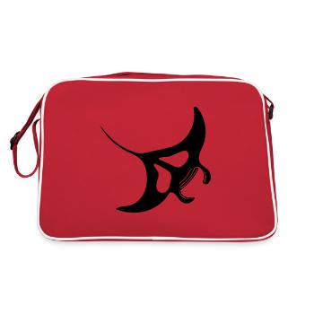 Manta Rochen Vector - Sac Retro - rouge/blanc - Dos