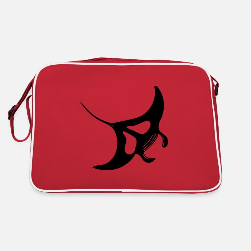 Manta Ray Vector Retro Bag