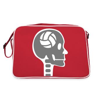 Volley-ball dans la tête - Sac Retro - rouge/blanc - Dos