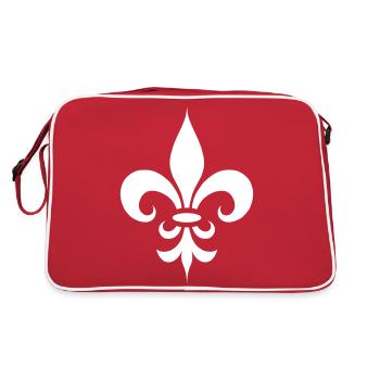 Lys royal français - Sac Retro - rouge/blanc - Dos