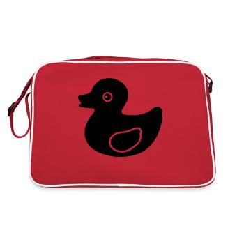rubber duck - Retro Bag - red/white - Back