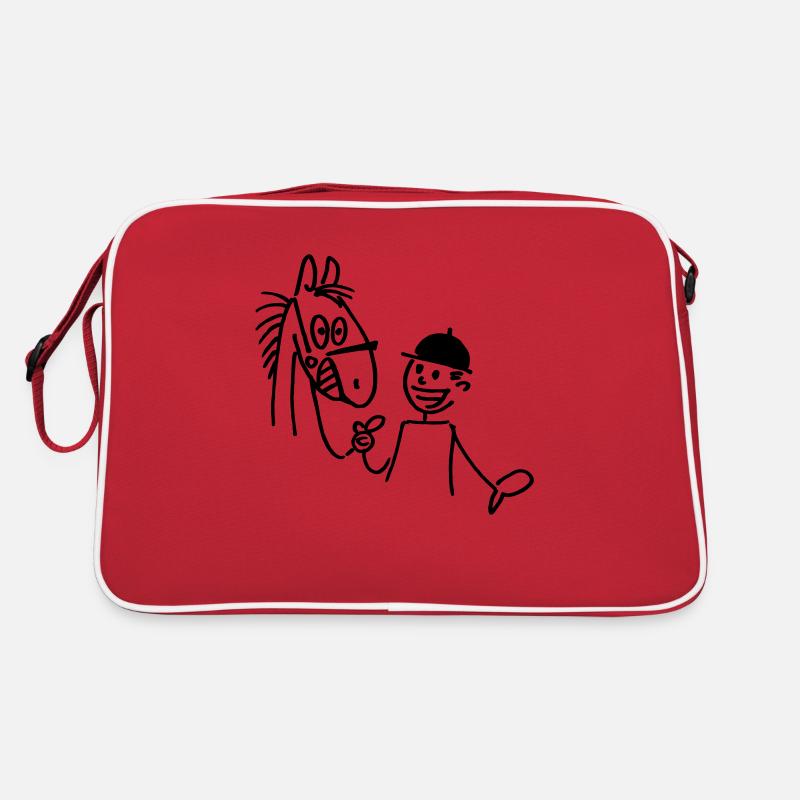 Cheval et Cavalier Sac Retro