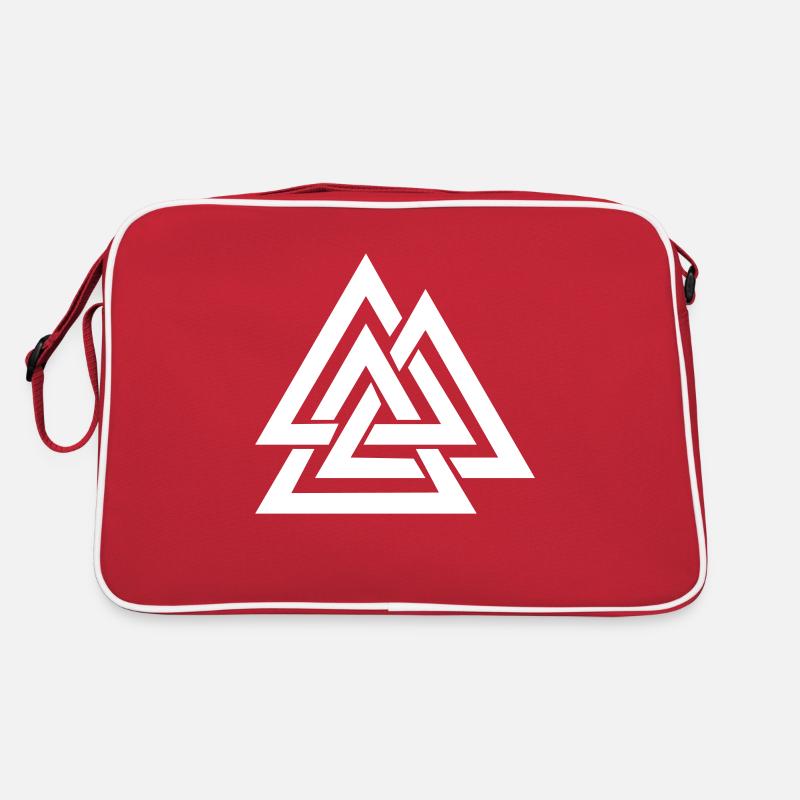 wotan viking symbol Retro Tasche