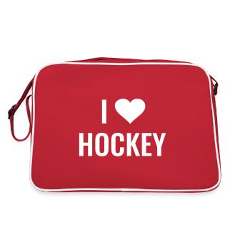Hockey - Sac Retro - rouge/blanc - Dos