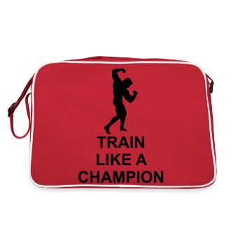 Train like a Champion - Sac Retro - rouge/blanc - Dos