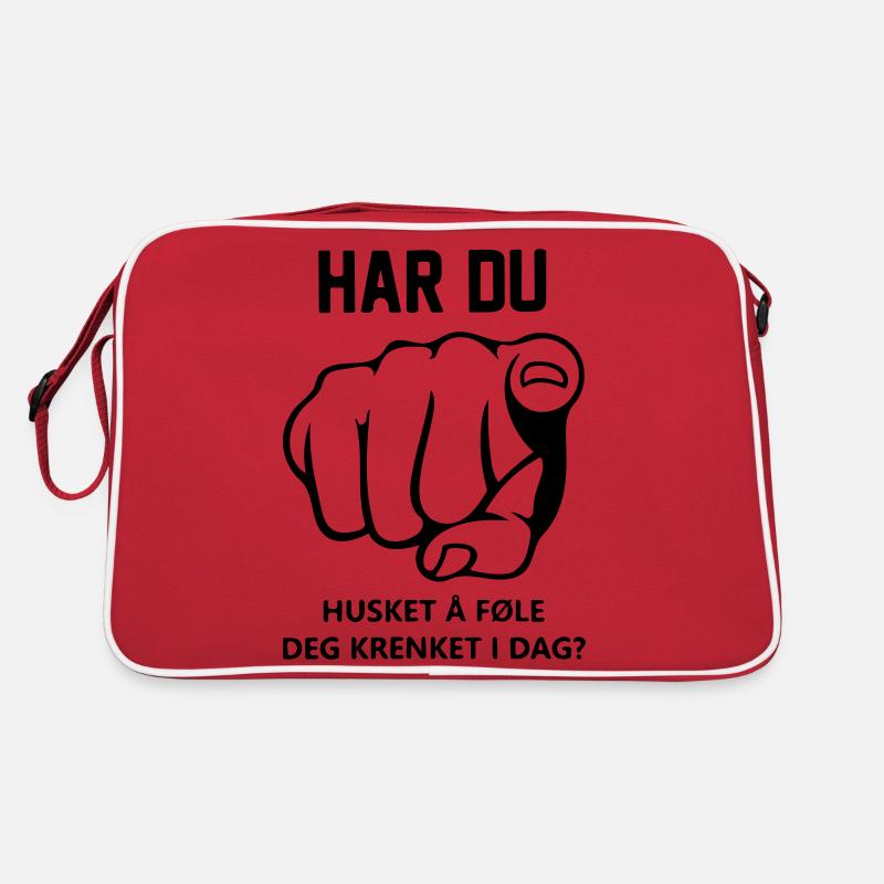 avez-vous pensé à offenser aujourd'hui ? Sac Retro