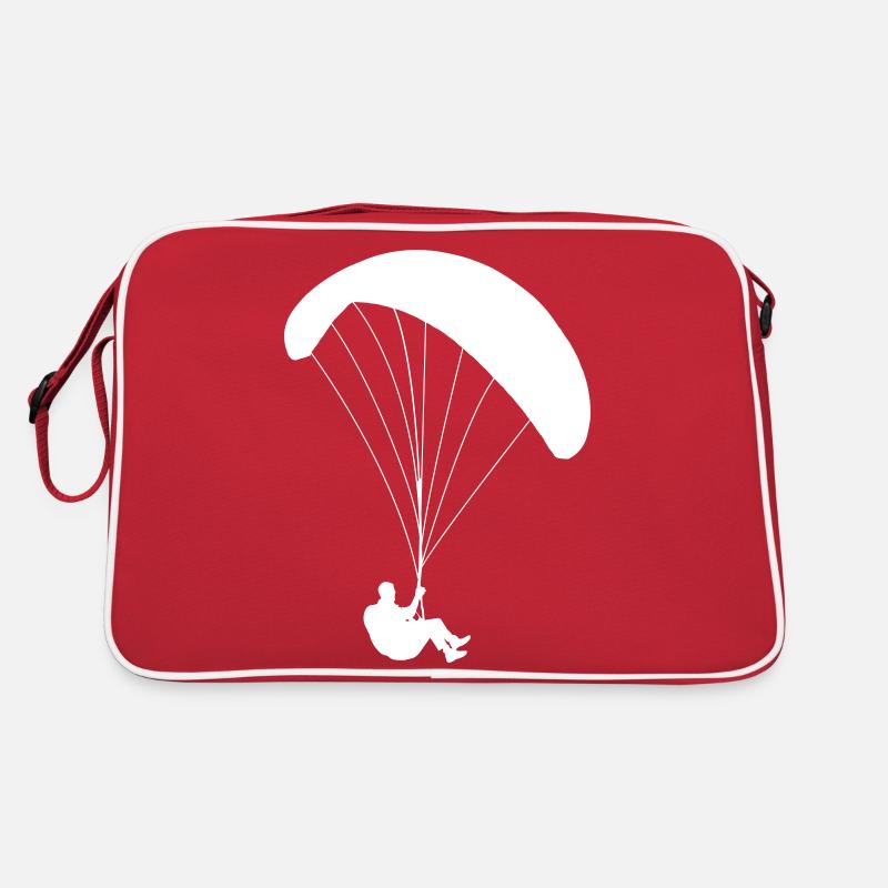 Paragliders Parachutists Retro Bag