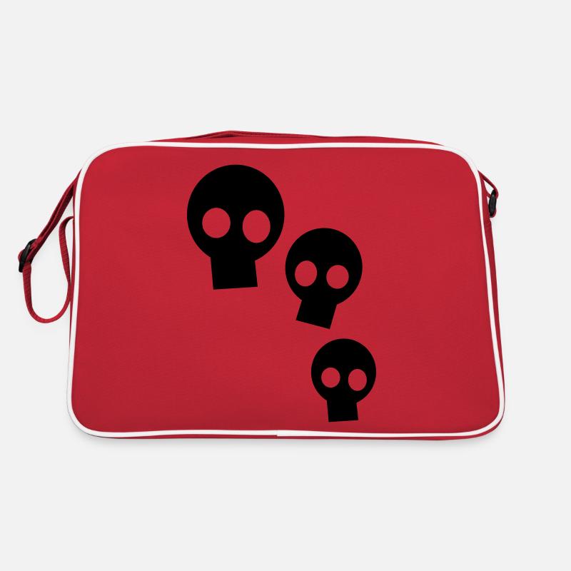 Three Skulls Retro Tasche