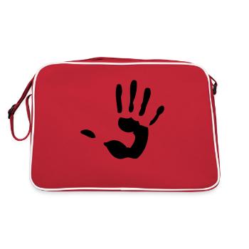 hand - Retro Bag - red/white - Back