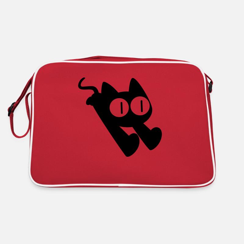Laufende Cartoon Katze von Cheerful Madness!! Retro Tasche