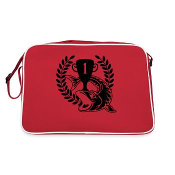 PecheurPoisson - Sac Retro - rouge/blanc - Dos
