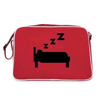 sleep - Retro Bag - red/white - Back