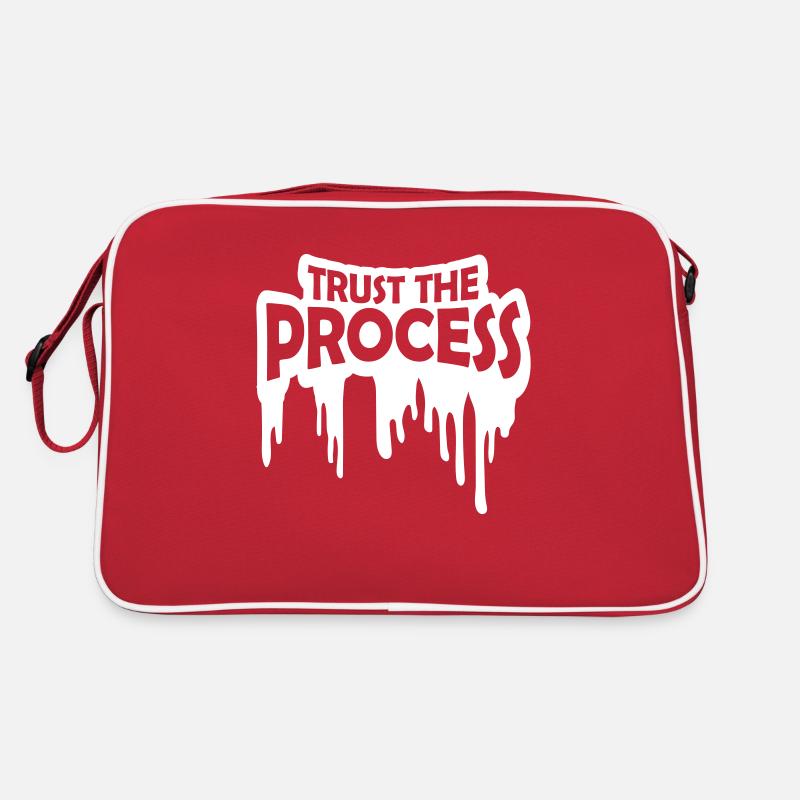 trust the process Quote Retro Bag