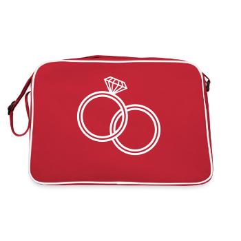Alliances - Sac Retro - rouge/blanc - Dos