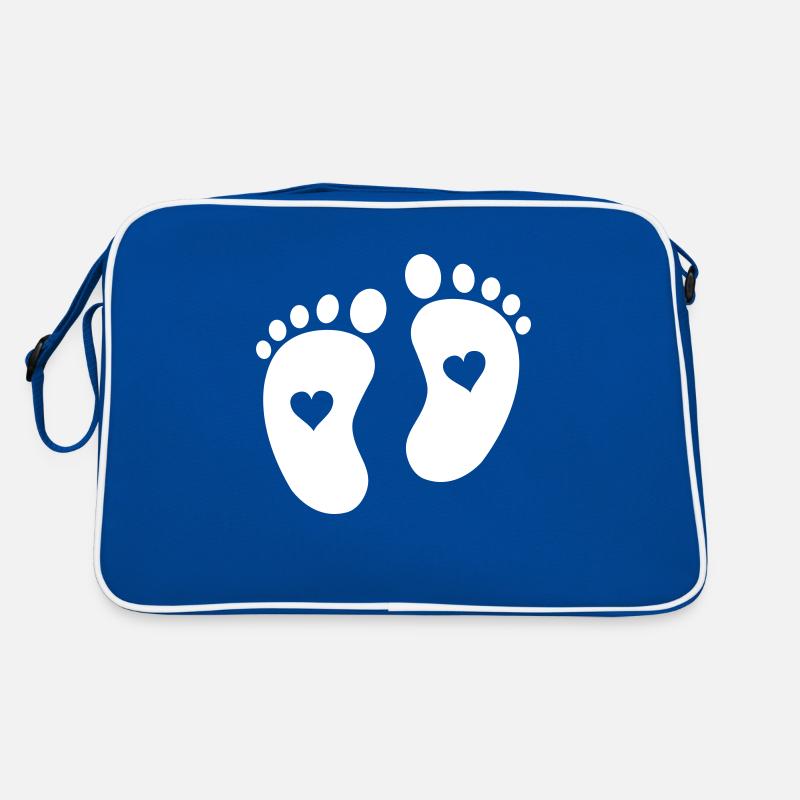 Pieds de bébé Sac Retro