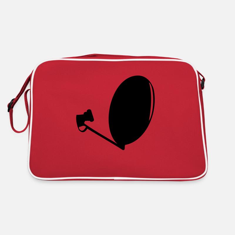 Satellitenschüssel Retro Tasche
