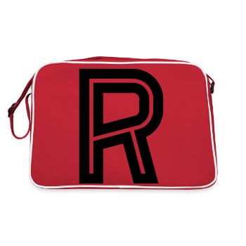R - Sac Retro - rouge/blanc - Dos