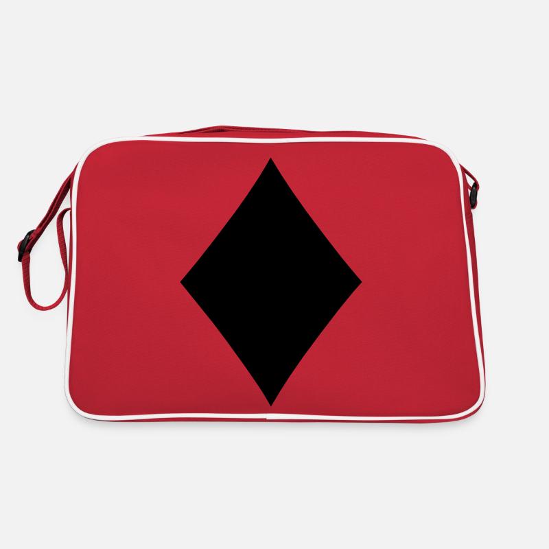 Karo - Retro Tasche - Rot/Weiß
