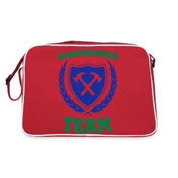 Craftsman Team - Retro Bag - red/white - Back