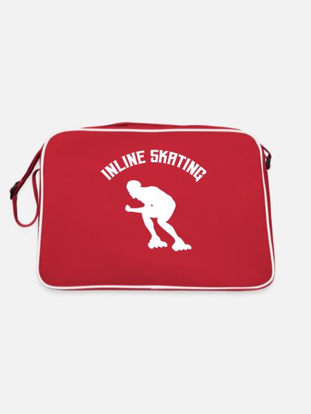 Inline Skating - Retro Bag - red/white - Back