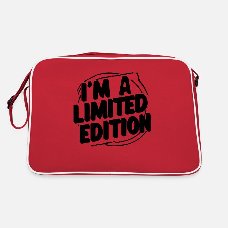 Ich bin eine limitierte Auflage Retro Tasche