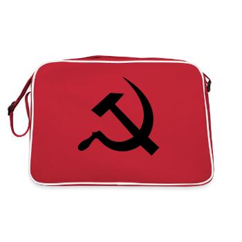 hammer_and_sickle - Sac Retro - rouge/blanc - Dos
