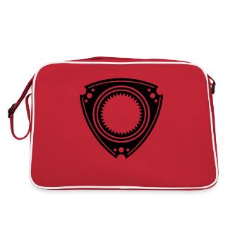 JDM Rotary Engine | T-shirts JDM - Sac Retro - rouge/blanc - Dos