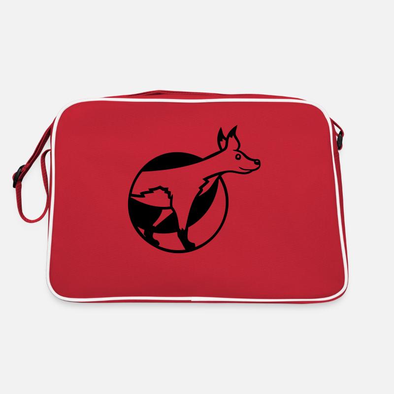 Fox Hole Front Part Front Burrow Go Out Retro Bag