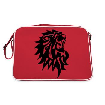 lion - Sac Retro - rouge/blanc - Dos
