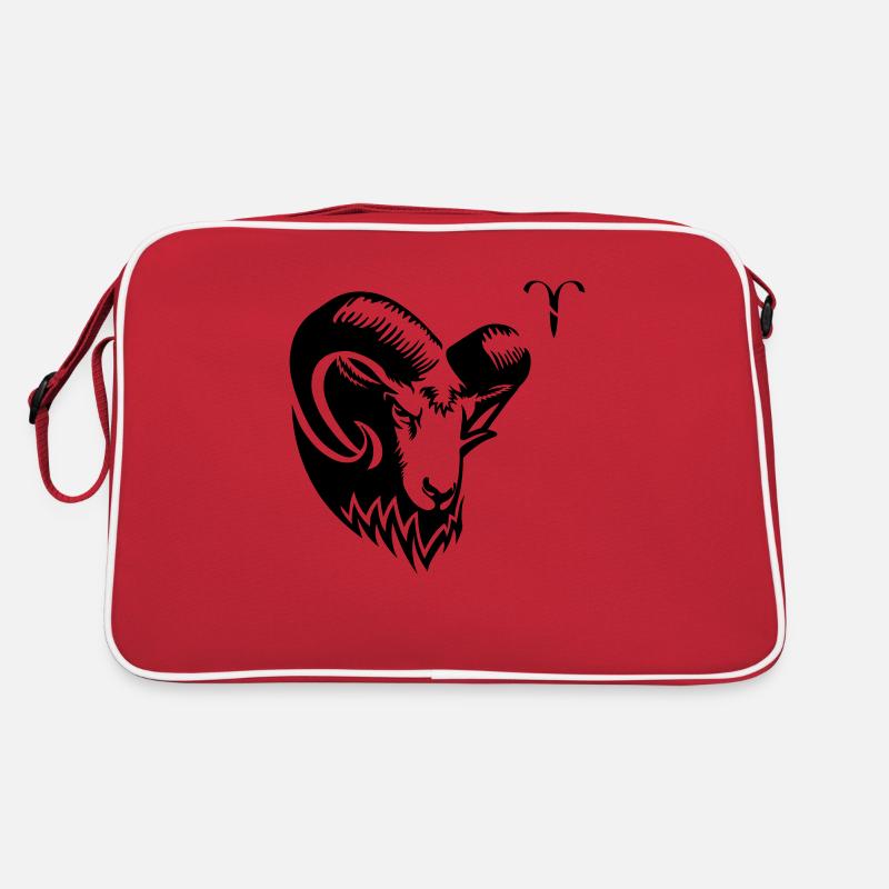 Sternzeichen Widder Retro Tasche