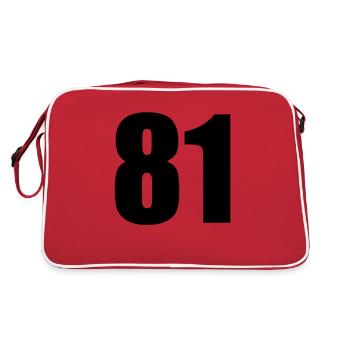81 - Retro Bag - red/white - Back
