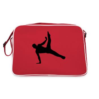 Turner, Turnen - Retro Tasche - Rot/Weiß - Hinten