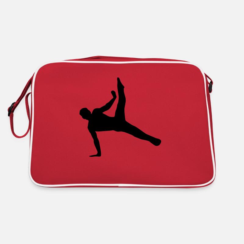Turner, Turnen - Retro Tasche - Rot/Weiß