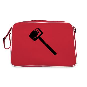 Mallet - Retro Bag - red/white - Back
