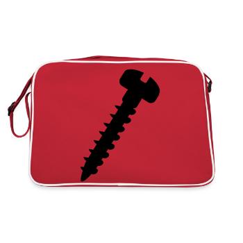 Screw - Retro Bag - red/white - Back
