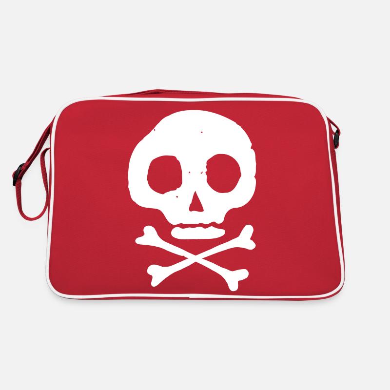 Crâne et os Sac Retro
