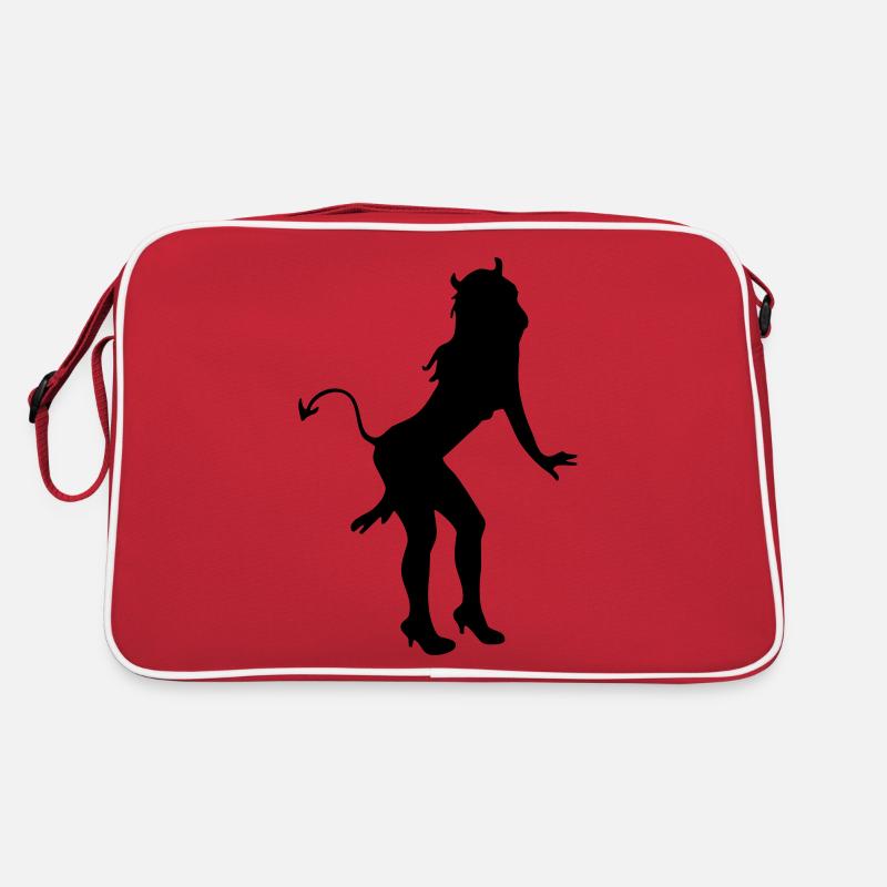 Teufelchen - Weiblicher Teufel - Design Retro Tasche