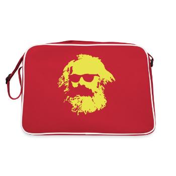 marx with sunglasses - Sac Retro - rouge/blanc - Dos