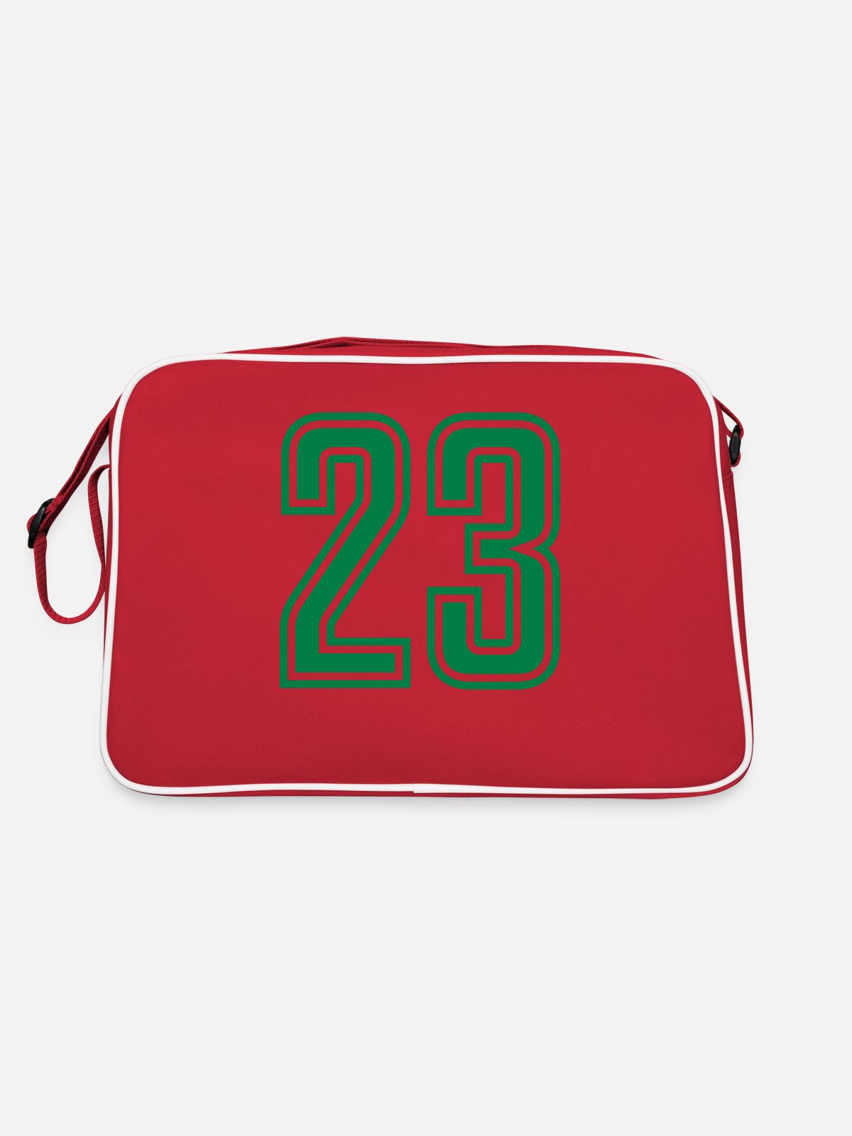 23 - Retro Bag - red/white - Back