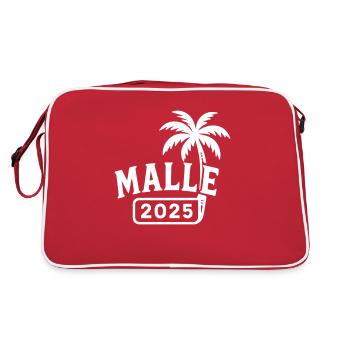 Malle 2025 - Sac Retro - rouge/blanc - Dos