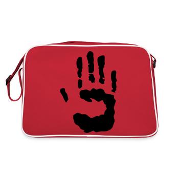 trace de main - Sac Retro - rouge/blanc - Dos