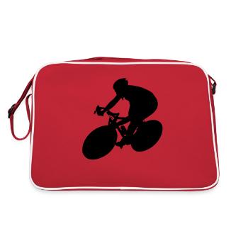 Cyclisme masculin de - Sac Retro - rouge/blanc - Dos