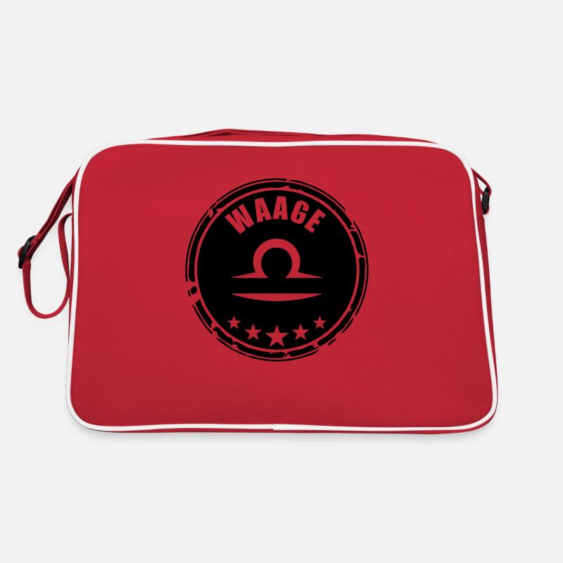 Sternzeichen Waage Retro Tasche