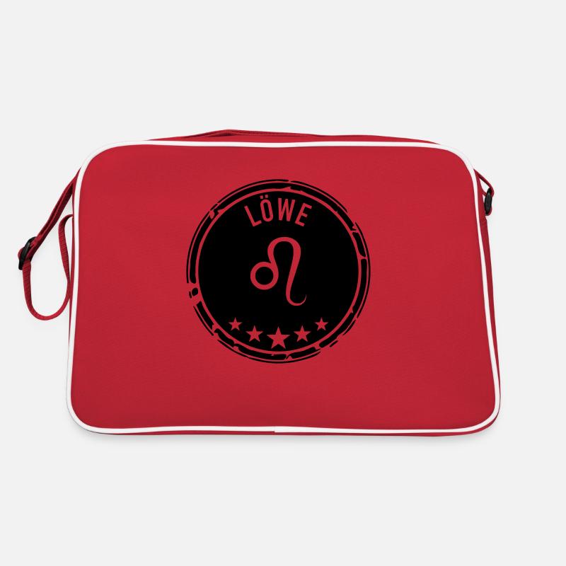 Sternzeichen Löwe Retro Tasche