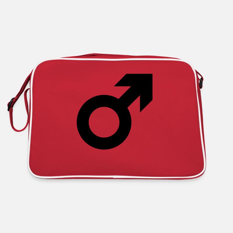 Boy - Retro Tasche - Rot/Weiß