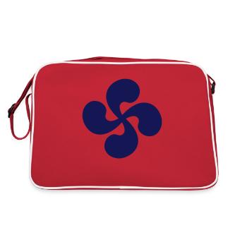 Croix Basque pocket - Sac Retro - rouge/blanc - Dos