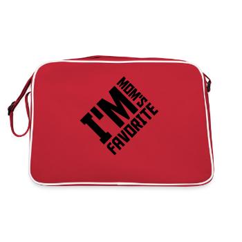 I m mom s - Retro Bag - red/white - Back