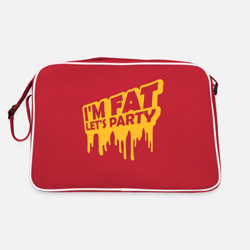 at the fat lets party Retro Bag
