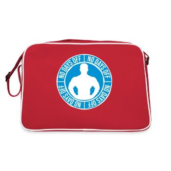 pas de jours de congé devis - Sac Retro - rouge/blanc - Dos