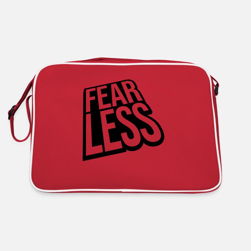 Conception de citation de texte intrépide Sac Retro